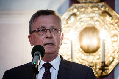 Otwarcie wystawy „Powstała, by żyć”. Uroczystość w Dawnej Izbie Poselskiej Zamku Królewskiego – 29 maja 2018. Fot. Sławek Kasper (IPN)