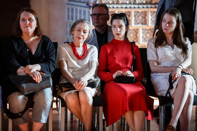 Otwarcie wystawy „Powstała, by żyć”. Uroczystość w Dawnej Izbie Poselskiej Zamku Królewskiego – 29 maja 2018. Fot. Sławek Kasper (IPN)