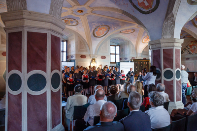 Otwarcie wystawy „Powstała, by żyć”. Uroczystość w Dawnej Izbie Poselskiej Zamku Królewskiego – 29 maja 2018. Fot. Sławek Kasper (IPN)