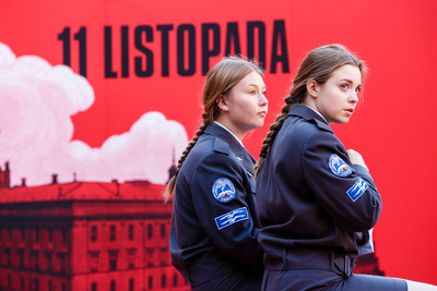 Otwarcie wystawy „Powstała, by żyć” na Dziedzińcu Wielkim Zamku Królewskiego w Warszawie – 29 maja 2018. Fot. Sławek Kasper (IPN)