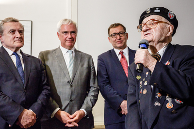 Wernisaż wystawy „Pancerne skrzydła” na Przystanku Historia – Warszawa, 4 czerwca 2018.  Fot. Sławek Kasper (IPN)