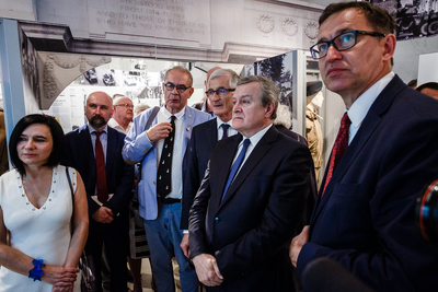 Wernisaż wystawy „Pancerne skrzydła” na Przystanku Historia – Warszawa, 4 czerwca 2018.  Fot. Sławek Kasper (IPN)