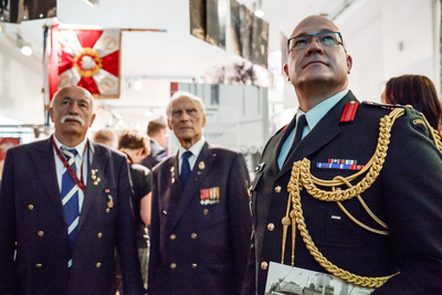 Wernisaż wystawy „Pancerne skrzydła” na Przystanku Historia – Warszawa, 4 czerwca 2018.  Fot. Sławek Kasper (IPN)