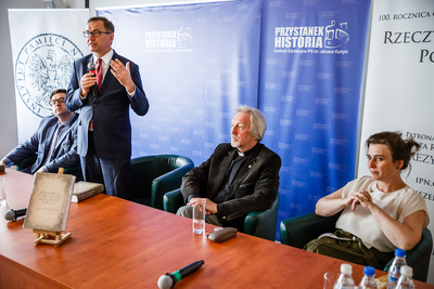 Prezentacja księgi pamiątkowej z okazji 60. urodzin ks. prof. Józefa Mareckiego – Warszawa, 4 czerwca 2018. Fot. Sławek Kasper (IPN)