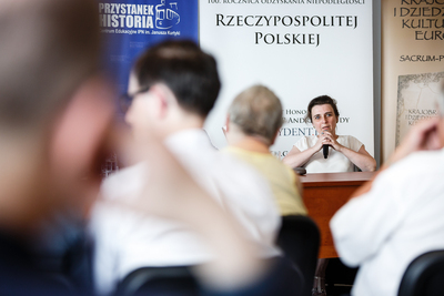 Prezentacja księgi pamiątkowej z okazji 60. urodzin ks. prof. Józefa Mareckiego – Warszawa, 4 czerwca 2018. Fot. Sławek Kasper (IPN)