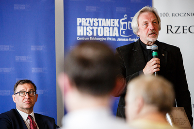 Prezentacja księgi pamiątkowej z okazji 60. urodzin ks. prof. Józefa Mareckiego – Warszawa, 4 czerwca 2018. Fot. Sławek Kasper (IPN)