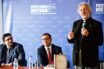 Prezentacja księgi pamiątkowej z okazji 60. urodzin ks. prof. Józefa Mareckiego – Warszawa, 4 czerwca 2018. Fot. Sławek Kasper (IPN)