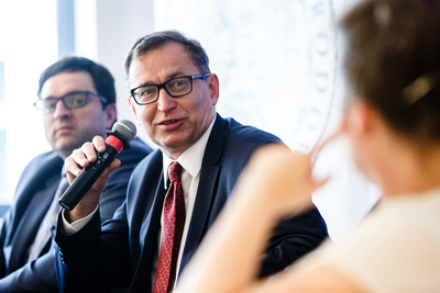 Prezentacja księgi pamiątkowej z okazji 60. urodzin ks. prof. Józefa Mareckiego – Warszawa, 4 czerwca 2018. Fot. Sławek Kasper (IPN)