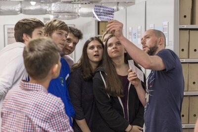 Gimnazjaliści w Archiwum IPN