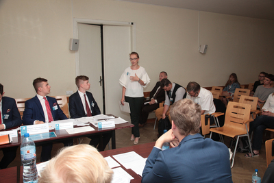 Podsumowanie III Turnieju Debat Historycznych Instytutu Pamięci Narodowej. Fot. Piotr Życieński (IPN)