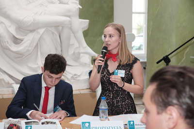 Podsumowanie III Turnieju Debat Historycznych Instytutu Pamięci Narodowej. Fot. Piotr Życieński (IPN)