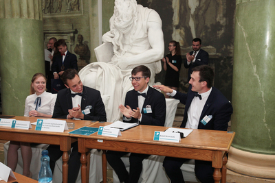 Podsumowanie III Turnieju Debat Historycznych Instytutu Pamięci Narodowej. Fot. Piotr Życieński (IPN)