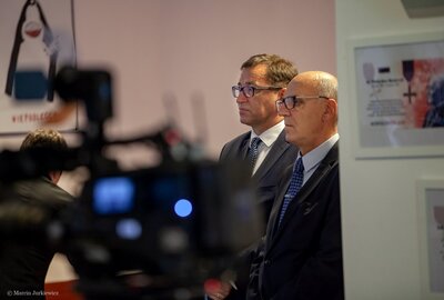 Konferencja prasowa prezentująca nowy portal IPN „Solidarność Walcząca w dokumentach”. Fot. Marcin Jurkiewicz (IPN)