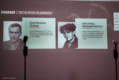Konferencja prasowa prezentująca nowy portal IPN „Solidarność Walcząca w dokumentach”. Fot. Marcin Jurkiewicz (IPN)