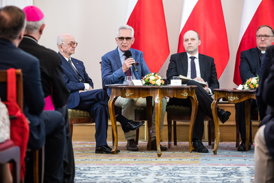 Wkład Kościoła w odbudowę Niepodległej – ósma debata historyków w Belwederze – 14 czerwca 2018. Fot Sławek Kasper (IPN)