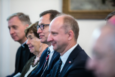 Wkład Kościoła w odbudowę Niepodległej – ósma debata historyków w Belwederze – 14 czerwca 2018. Fot Sławek Kasper (IPN)