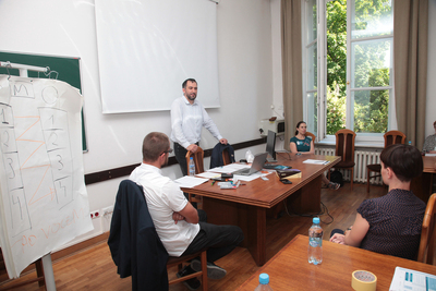 Warsztaty w ramach polonijnej edycji Turnieju Debat Historycznych #mojaniepodległa. Fot. Piotr Życieński (IPN)