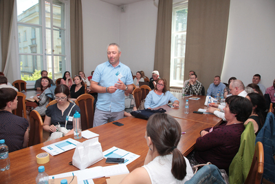 Warsztaty w ramach polonijnej edycji Turnieju Debat Historycznych #mojaniepodległa. Fot. Piotr Życieński (IPN)