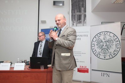 Konferencja naukowa „Zagłada ziemiaństwa polskiego na dawnych ziemiach wschodnich Rzeczypospolitej w latach 1939–1945. Wybrane problemy” – Warszawa, 15–16 czerwca 2018. Fot. Piotr Życieński (IPN)