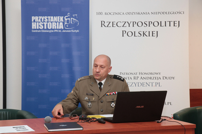 Konferencja naukowa „100-lecie 14. Pułku Ułanów Jazłowieckich” – Warszawa, 15 czerwca 2018. Fot. Piotr Życieński (IPN)