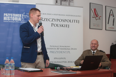 Konferencja naukowa „100-lecie 14. Pułku Ułanów Jazłowieckich” – Warszawa, 15 czerwca 2018. Fot. Piotr Życieński (IPN)