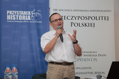 Konferencja naukowa „100-lecie 14. Pułku Ułanów Jazłowieckich” – Warszawa, 15 czerwca 2018. Fot. Piotr Życieński (IPN)