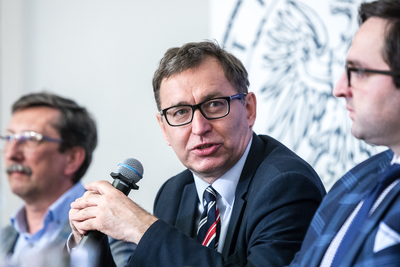 Dyskusja poświęcona 80. rocznicy sprowadzenia relikwii św. Andrzeja Boboli do Polski – Warszawa, 19 czerwca 2018. Fot. Sławek Kasper (IPN)