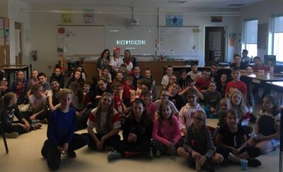 Film „Niezwyciężeni” w Kanadzie – Milton, Szkoła Jana Brzechwy