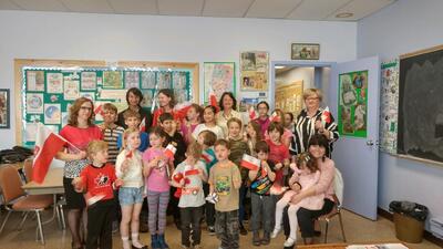 Film „Niezwyciężeni” w Kanadzie – Toronto, szkoła przy parafii św. Stanisława Kostki