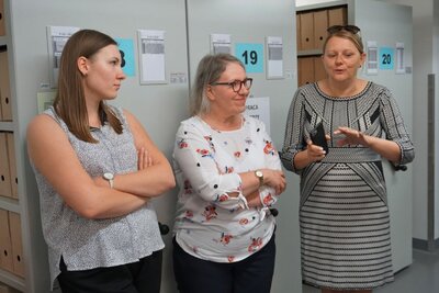 Wizyta w Archiwum IPN – 20 czerwca 2018. Fot. Joanna Filip