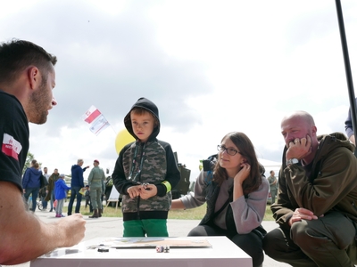 Stoisko IPN podczas XIV Małopolskiego Pikniku Lotniczego – Kraków, 23–24 czerwca 2018