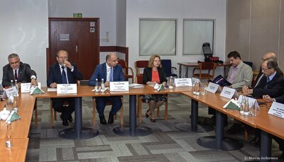 Przedstawiciele środowisk żydowskich z USA w IPN – 26 czerwca 2018. Fot. Marcin Jurkiewicz (IPN)