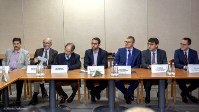 Przedstawiciele środowisk żydowskich z USA w IPN – 26 czerwca 2018. Fot. Marcin Jurkiewicz (IPN)