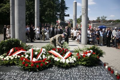 Na Skwerze Wołyńskim w Warszawie. Fot. Piotr Życieński