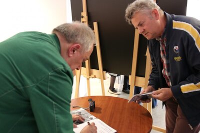 Wystawa „Andrzej Pityński – ambasador historii Polski w obiektywie Czesława Czaplińskiego”. Fot. Aleksandra Wierzchowska (IPN)