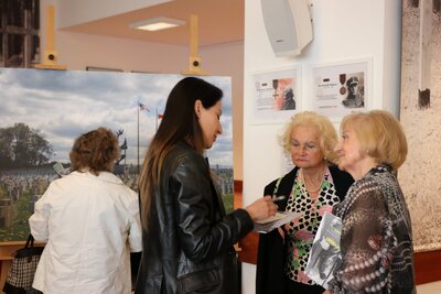 Wystawa „Andrzej Pityński – ambasador historii Polski w obiektywie Czesława Czaplińskiego”. Fot. Aleksandra Wierzchowska (IPN)