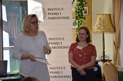 Nauczyciele polonijni podczas pierwszego dnia zajęć. Fot. Anna Pomykaczová