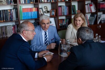 Wizyta przedstawicieli Archiwum MSW Gruzji – Warszawa, 10 lipca 2018. Fot. Marcin Jurkiewicz (IPN)