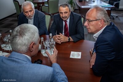 Wizyta przedstawicieli Archiwum MSW Gruzji – Warszawa, 10 lipca 2018. Fot. Marcin Jurkiewicz (IPN)