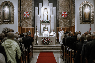 Obchody Narodowego Dnia Pamięci Ofiar Ludobójstwa dokonanego przez ukraińskich nacjonalistów na obywatelach II Rzeczypospolitej Polskiej. Fot Sławomir Kasper (IPN)