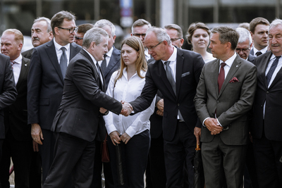 Obchody Narodowego Dnia Pamięci Ofiar Ludobójstwa dokonanego przez ukraińskich nacjonalistów na obywatelach II Rzeczypospolitej Polskiej. Fot Sławomir Kasper (IPN)