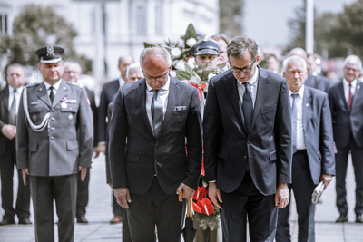 Obchody Narodowego Dnia Pamięci Ofiar Ludobójstwa dokonanego przez ukraińskich nacjonalistów na obywatelach II Rzeczypospolitej Polskiej. Fot Sławomir Kasper (IPN)