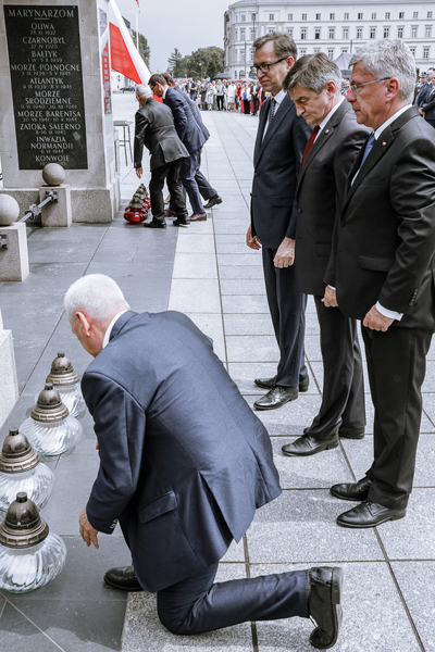 Obchody Narodowego Dnia Pamięci Ofiar Ludobójstwa dokonanego przez ukraińskich nacjonalistów na obywatelach II Rzeczypospolitej Polskiej. Fot Sławomir Kasper (IPN)