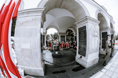 Obchody Narodowego Dnia Pamięci Ofiar Ludobójstwa dokonanego przez ukraińskich nacjonalistów na obywatelach II Rzeczypospolitej Polskiej. Fot Sławomir Kasper (IPN)