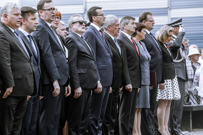 Obchody Narodowego Dnia Pamięci Ofiar Ludobójstwa dokonanego przez ukraińskich nacjonalistów na obywatelach II Rzeczypospolitej Polskiej. Fot Sławomir Kasper (IPN)