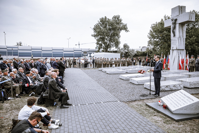Obchody Narodowego Dnia Pamięci Ofiar Ludobójstwa dokonanego przez ukraińskich nacjonalistów na obywatelach II Rzeczypospolitej Polskiej. Fot Sławomir Kasper (IPN)