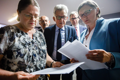 Wizyta parlamentarzystów w Archiwum IPN – Warszawa, 17 lipca 2018. Fot. Sławek Kasper (IPN)