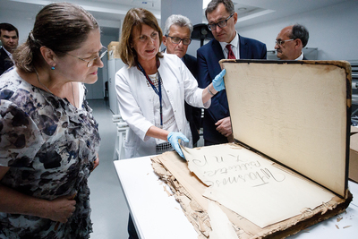 Wizyta parlamentarzystów w Archiwum IPN – Warszawa, 17 lipca 2018. Fot. Sławek Kasper (IPN)