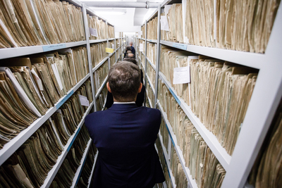 Wizyta parlamentarzystów w Archiwum IPN – Warszawa, 17 lipca 2018. Fot. Sławek Kasper (IPN)