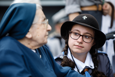 Spotkanie Powstańców Warszawskich z Prezydentem RP Andrzejem Dudą – Warszawa, 29 lipca 2018. Fot. Sławek Kasper (IPN)